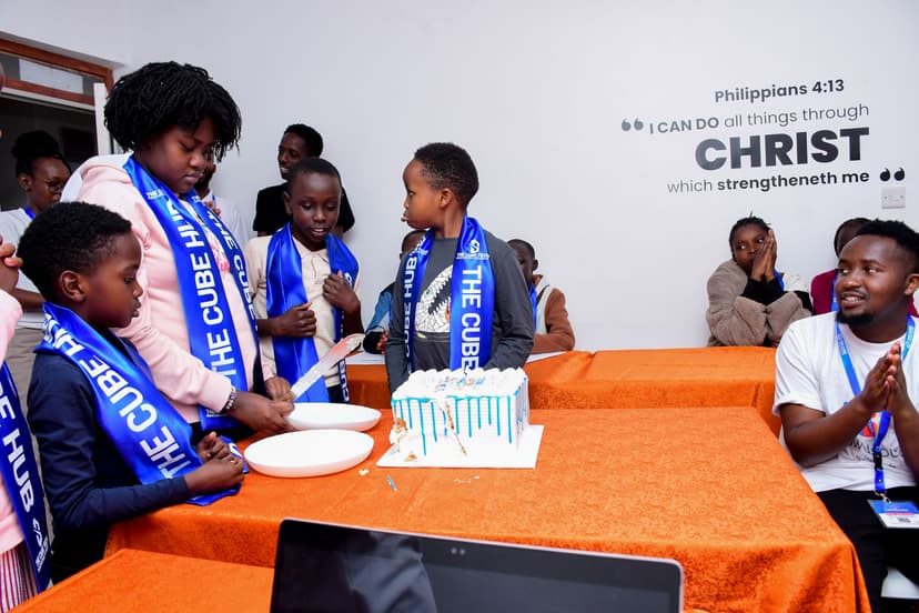 Graduation cake cutting